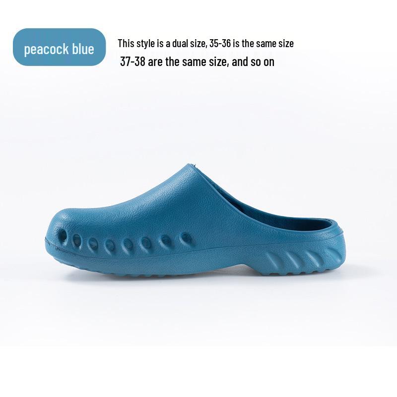 Waterproof Non-Slip Surgical Shoes for Doctors and Nurses – Closed-Toe Protective Slippers for Hospital, Laboratory, and ICU Use