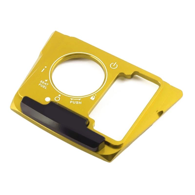 Motorcycle Seat Electric Door Lock Switches Cover Caps for 350 300 Replacement Ignition Switches Metal Protectors Cover