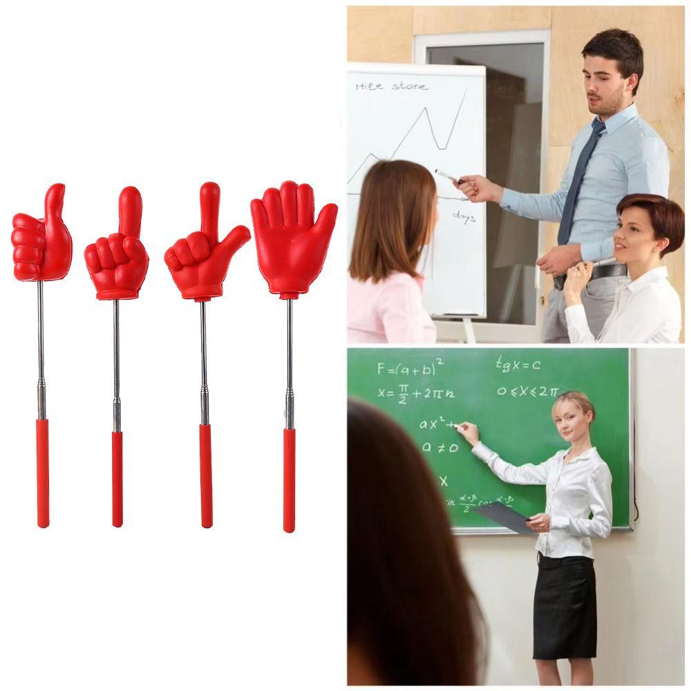 Retractable Teaching Stick Macarons Whiteboard Guide Indicator New Point Stick  For Classroom