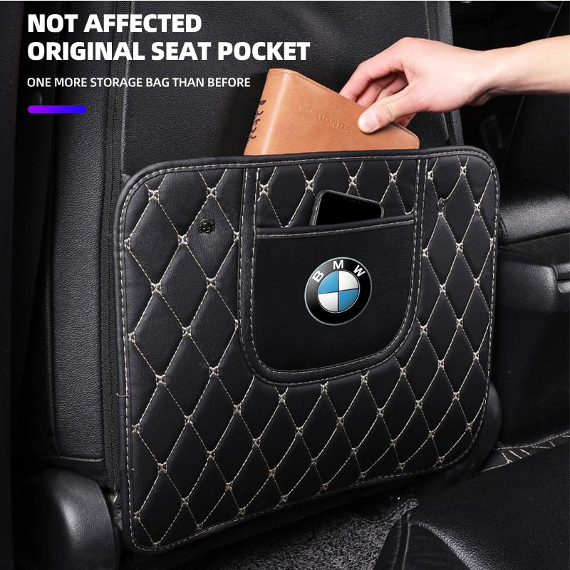 XSHTP1 Car Anti-Kick Mats Auto Seat Back Protector Cover Anti Kick Pad For BMW X1 X2 X3 X5 X4 X6 X7 G30 G20 G12 F40 F30 F20 F10 F34 F07