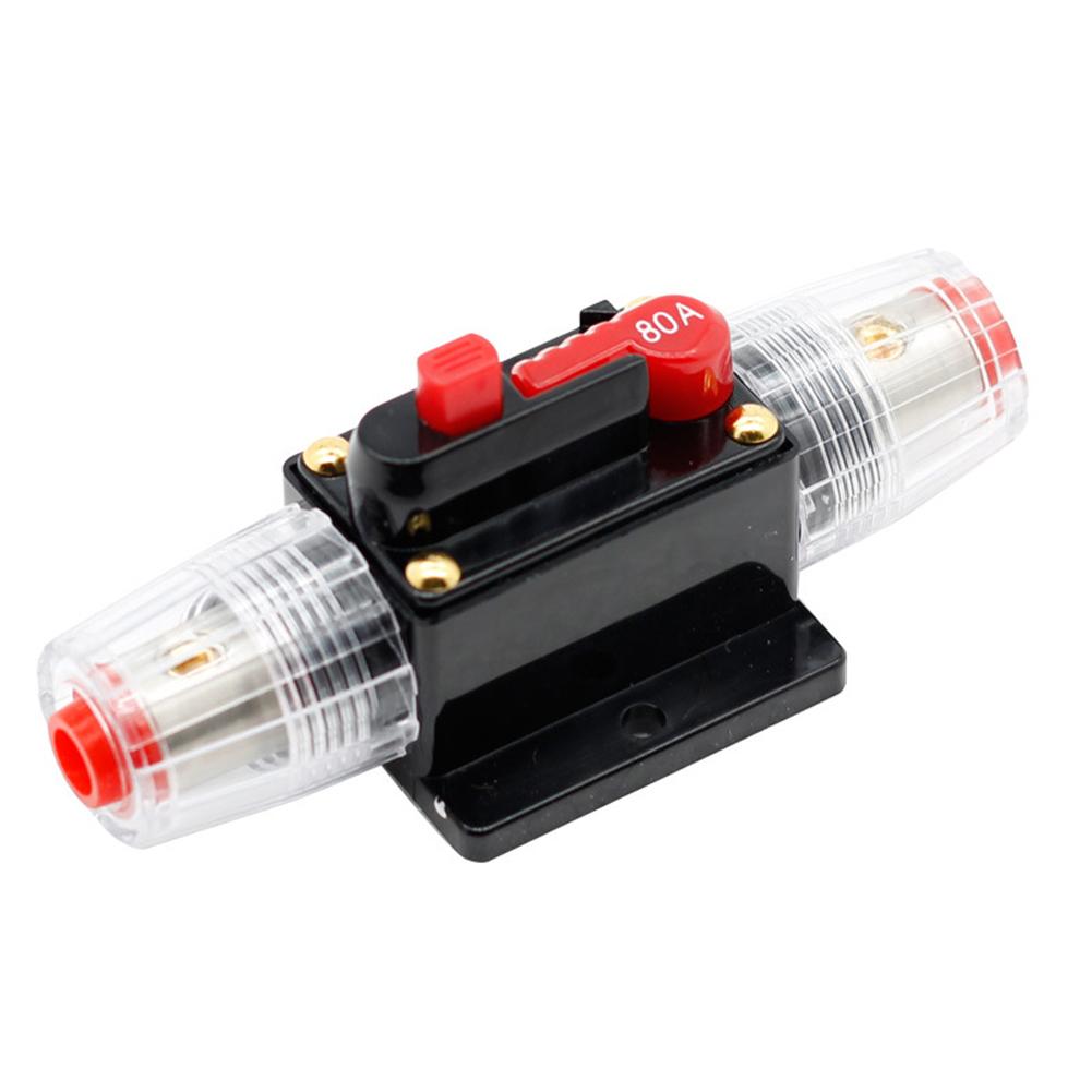 

Inline Fuse Breaker for 12V 24V Applications Water Resistant with Manual Reset for RVs Trucks and Marine Systems