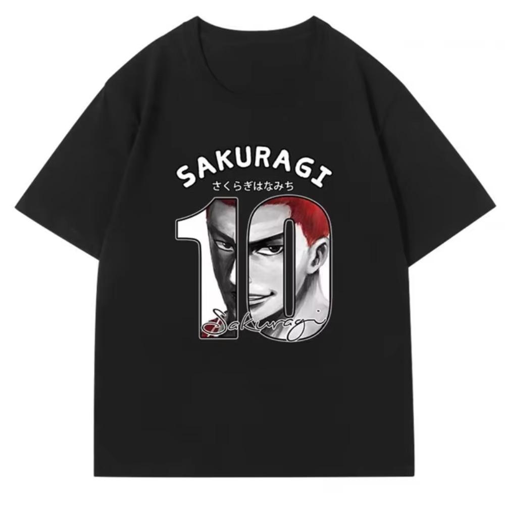 Anime Slam T-Shirt For Men 2023 Japanese Style Manga Women Short Sleeve Tees Tops Basket Ball Team Oversized T Shirts 8XL