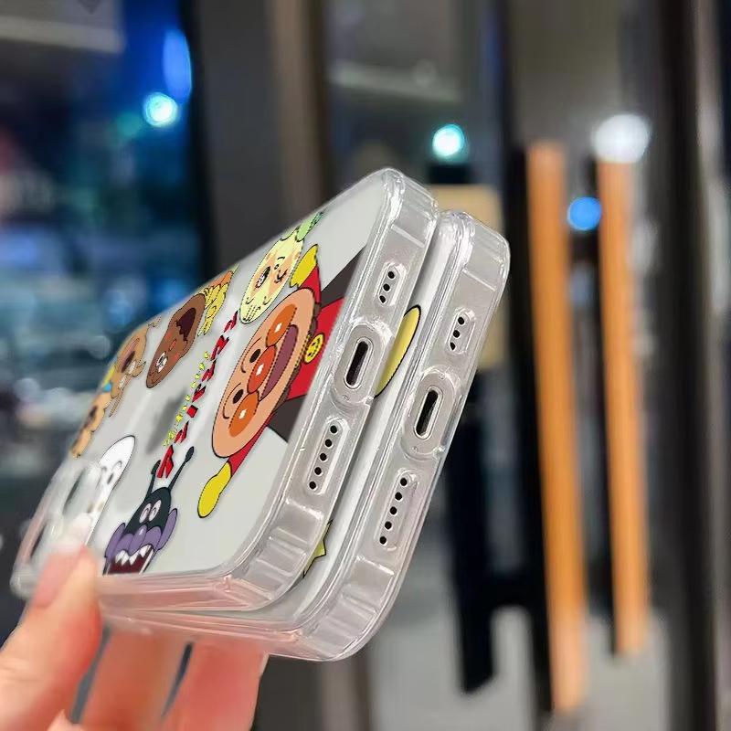 Anime Anpanma Magsafe Magnetic Phone Case For iPhone 17 Air 16 15 14 13 12 11 Pro Max Plus Mini SE 2020 2022 Soft Transparent