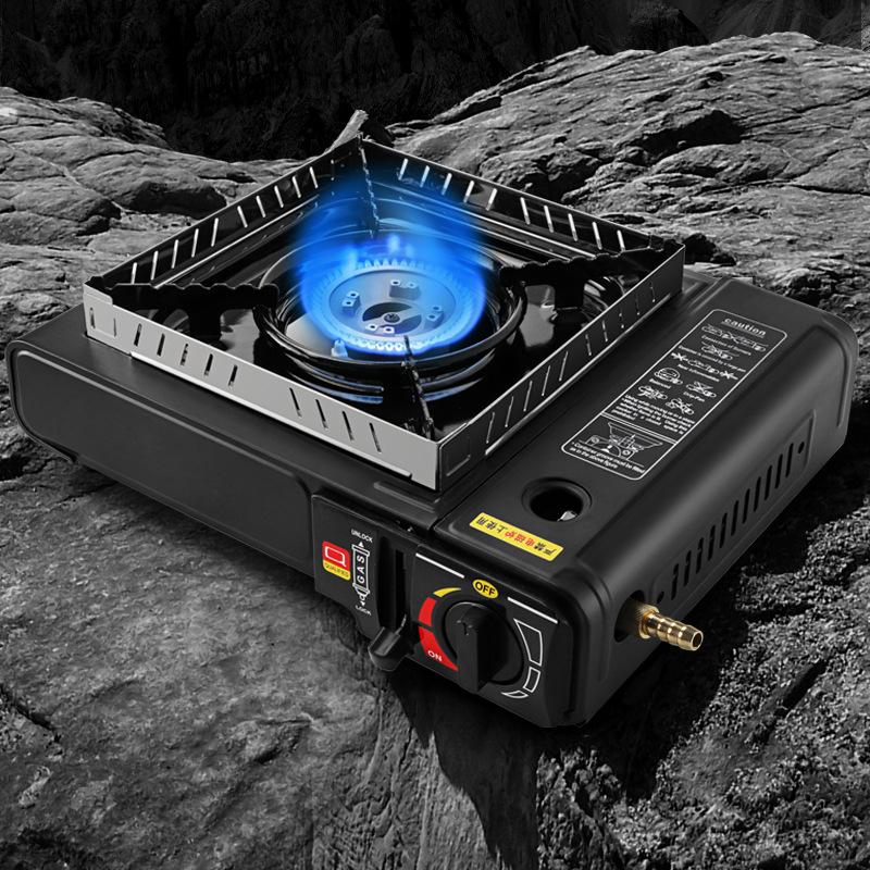 Aragaz cu gaz în aer liber Economisirea energiei eoliene Arzător de camping din oțel inoxidabil antirugină Parbriz Echipament de camping pentru drumeții
