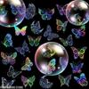 100pcs Holographic Laser Butterfly Stickers For DIY Guitar Scrapbooking Suitcase Water Bottle Phone Laptop Skateboard