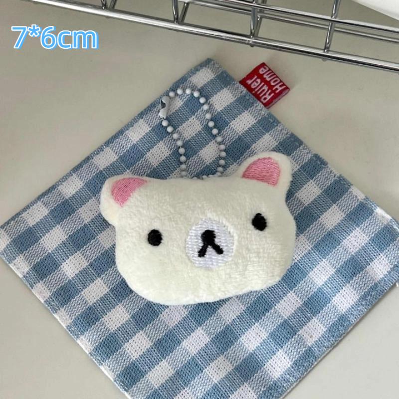 Kawaii Rilakkuma Anime Cartoon Plush Toys Keychain Cute Cartoon Backpack Pendant Accessories Gifts