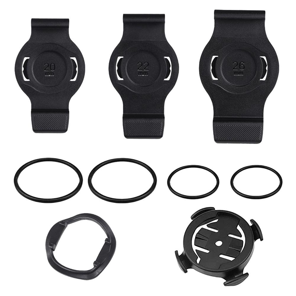 Soporte para velocímetro de bicicleta de 20/22/26mm, soporte para cronómetro de bicicleta extraíble, Base para cronómetro de bicicleta de montaña QuickFit para Garmin