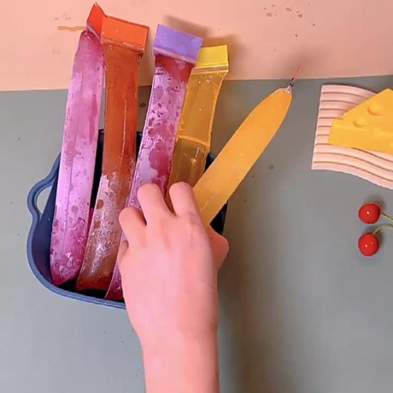 50/100 ks Jednorázové sáčky na nanuky Bez BPA Mrazicí tuby se zipovým uzávěrem a nálevkou Nepropustná DIY forma na nanuky na ledové nanuky Jogurt Džus Smoothie