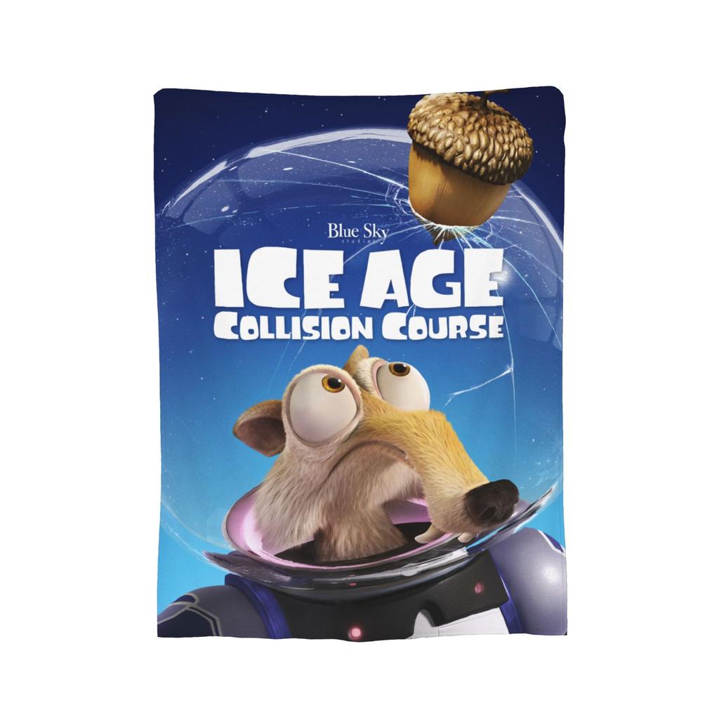 Cartoon Ice Ages Blanket Fleece Autumn/Winter  Breathable Ultra-Soft Throw Blanket for Home Travel Rug Piece