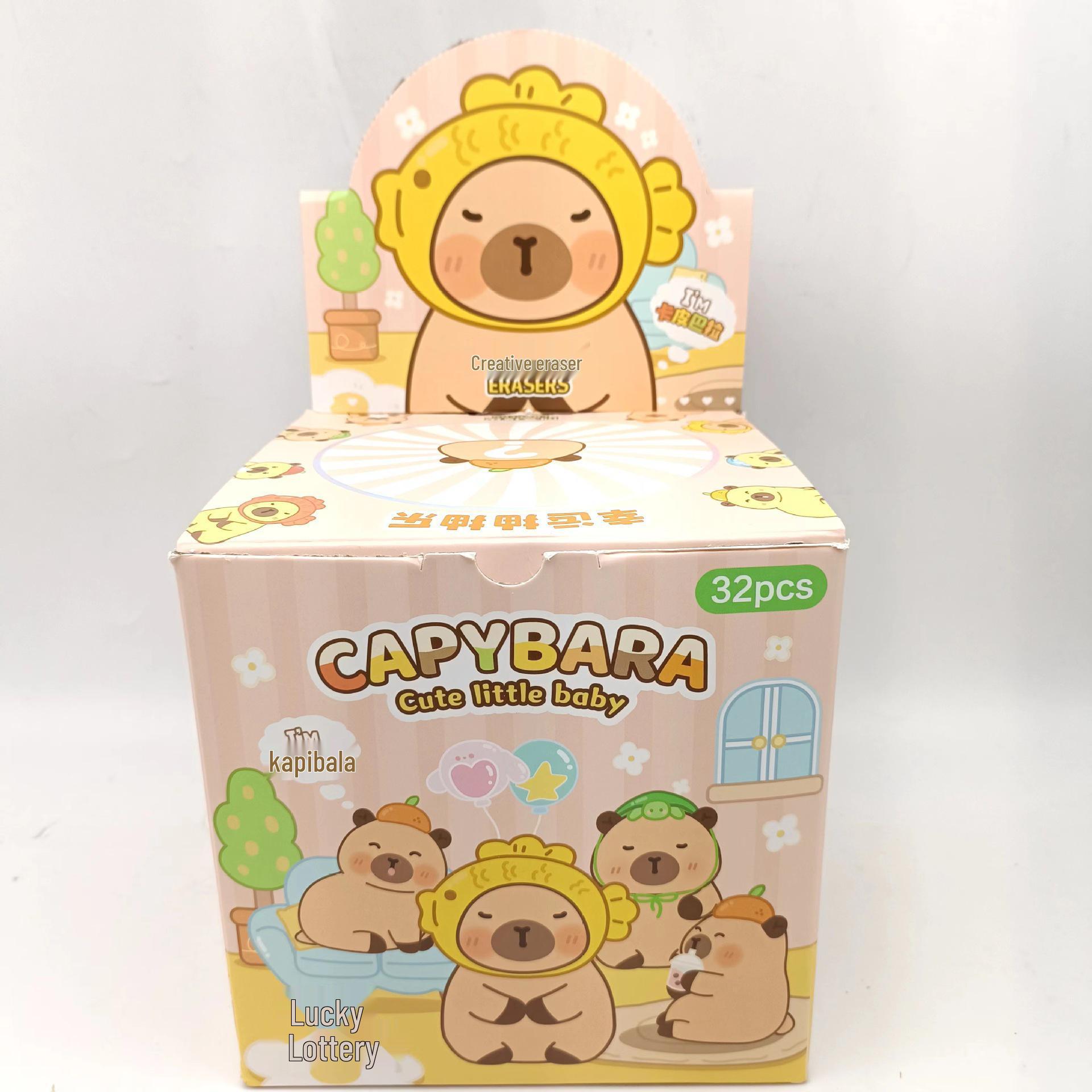 Капибара-Сюрприз Ластик-Сюрприз - Креативный Подарок на Выпускной для Студентов