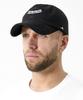 Akau Oversized Denim Herringbone 5-Panel Ball Cap (Black)