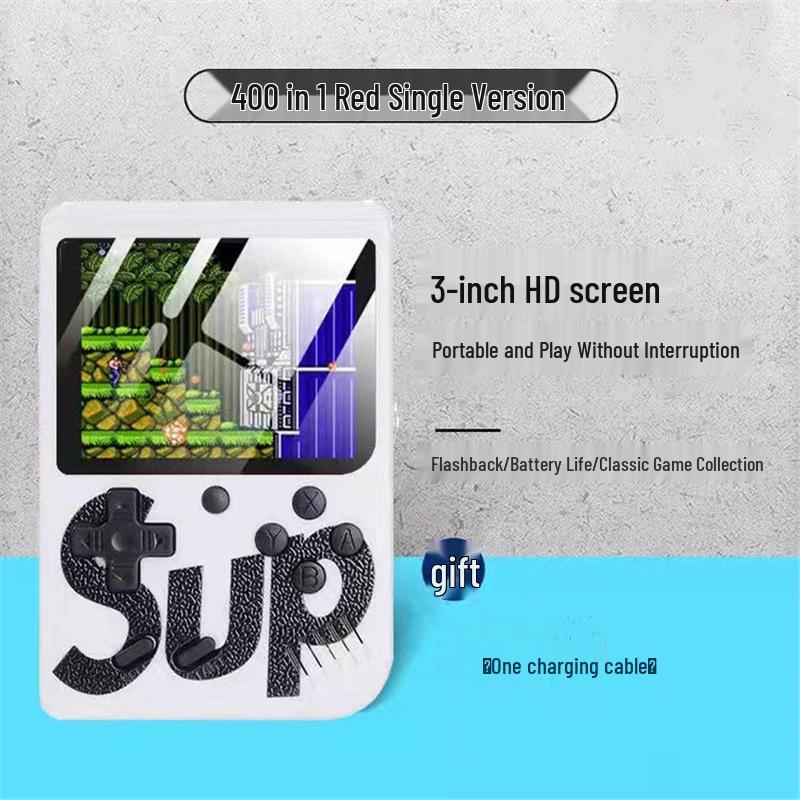 

Портативна ретро-ігрова консоль з Маріо та Тетрісом для двох гравців Package 1