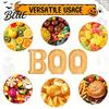 Creative Food Presentation 3Pcs Halloween BOO Letters Fruit Tray Large Fillable Candy Server Snacks Spooky Dessert Tray Cookies Platter Serving