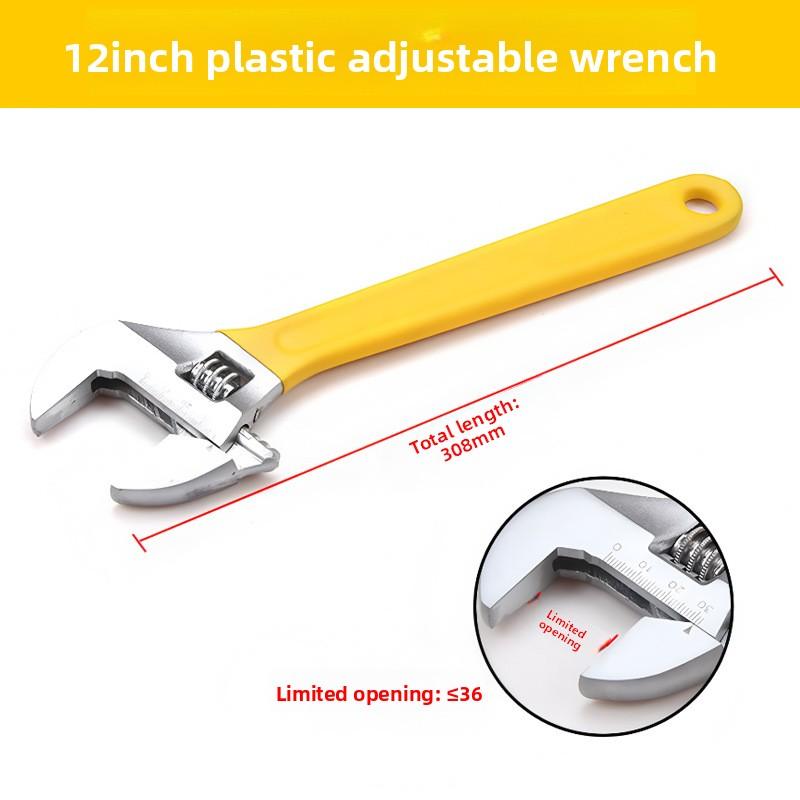 1-PCS Adjustable Universal Insulating Wrench Mini Small Size 6 8 10 12 Inch Wrench Adjustable Jaw Repair Tool