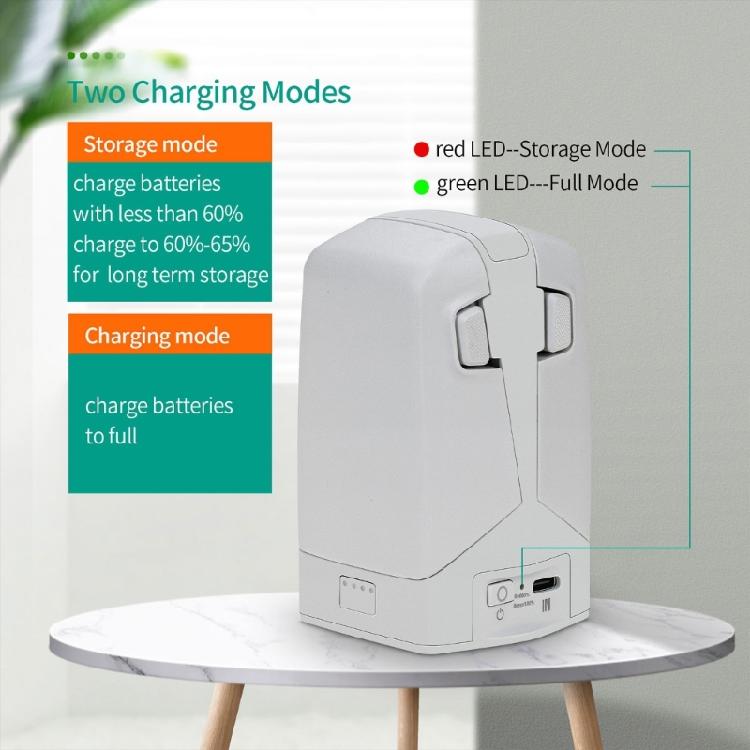 Versatile Battery Charger with LED Indicators and Intelligent Monitoring, for Flip for Safe and Efficient Charging
