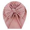 Toddler Kids Baby Boys Girls Solid Bow Knotted Hat  Headwear Accessories