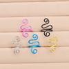 Adjustable Knitting Crochet Loop Ring Knitting Accessories Braided Knitting Ring Yarn Guide Finger Holder for Mother