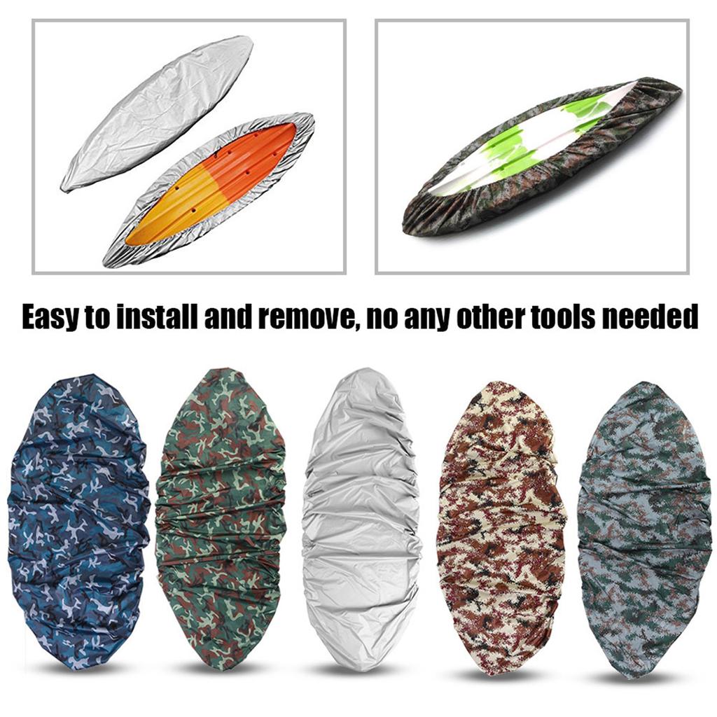 4.5m Waterproof UV Sun Protection Storage Dust Cover for 3.6 4m Kayak Boat Canoe