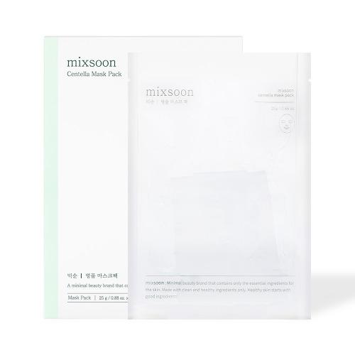 Mixsoon Centella Asiatica Soothing Mask Pack 5 Sheets Cica Relief Authentic