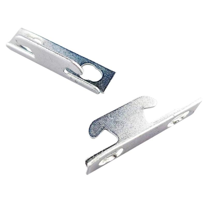 Easy Installation Curtain Rod Mounting Brackets with Reinforced Metal Construction Screws Included Window Hardware Hooks