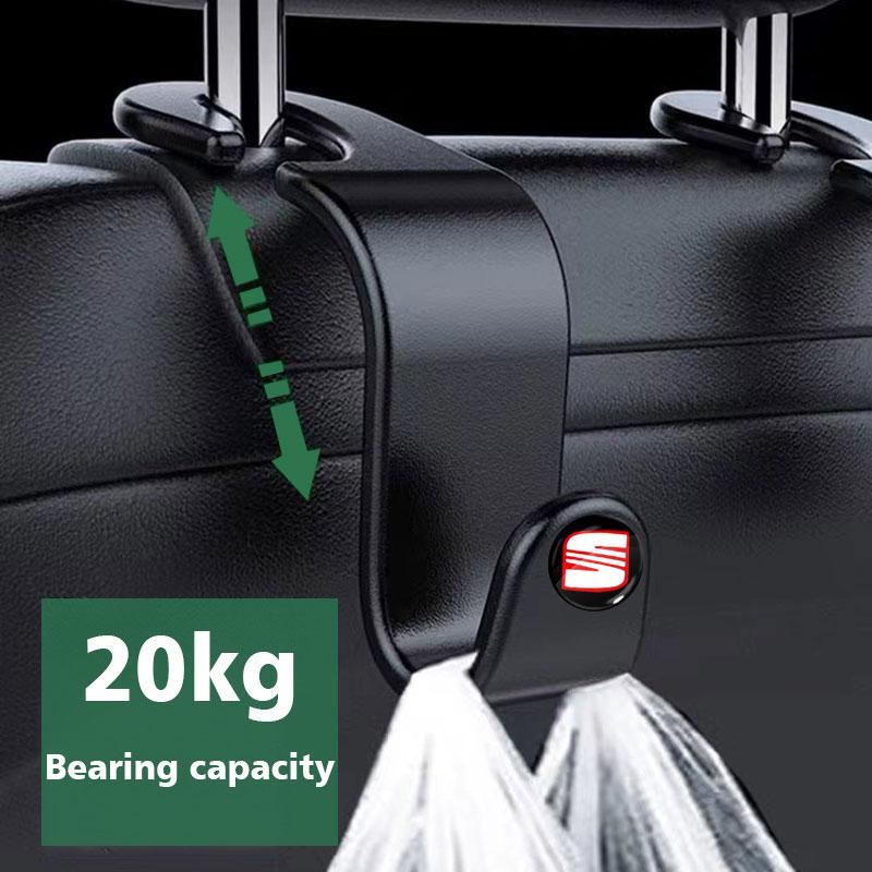 Auto Seat Headrest Hook Storage Hanger Car Interior Accessories For SEAT Leon 5F Ibiza 5 6 MII Altea Toledo 3 Cordoba Alhambra