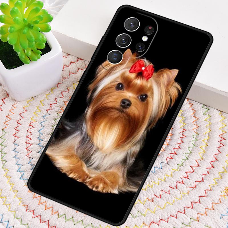 Yorkshire Terrier Hund TPU Handyhülle Für Samsung Galaxy note 10 pro S26 S25 S24 S23 S22 Ultra Plus S21 FE S20 Stoßfeste Hülle