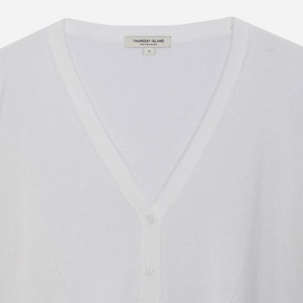 Thursday Island Women V Neck Drop Shoulder Cardigan T264mcd235w