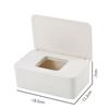 Wet Wipes Dispenser with Lid Plastic Tissue Dispenser Box for Bathroom Bedroom Living Room