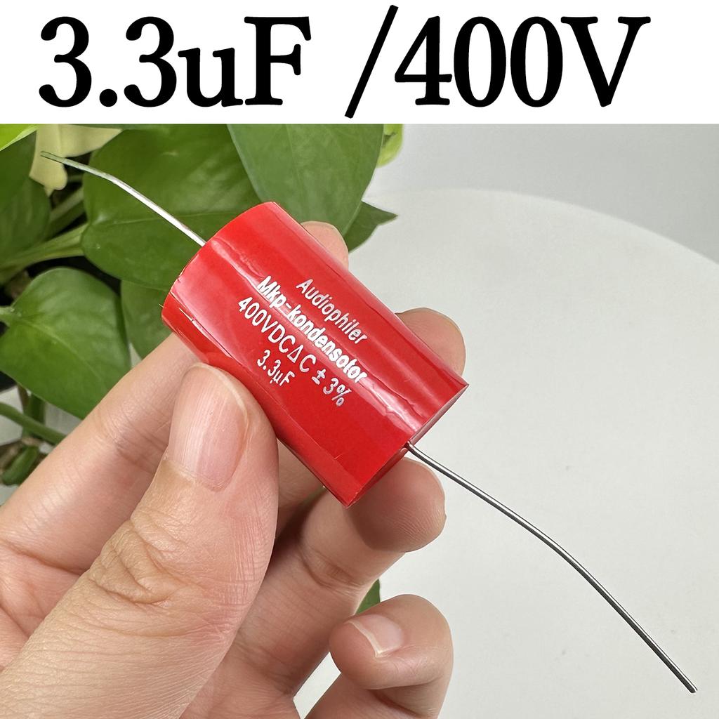 1PC Audiophiler Axial MKP Capacitor Audio 400V 4.7UF/400V 10UF 1.0UF 1.5UF 2.2UF 2.7UF 3.9UF Frequency Dividing CapacitanceGood product