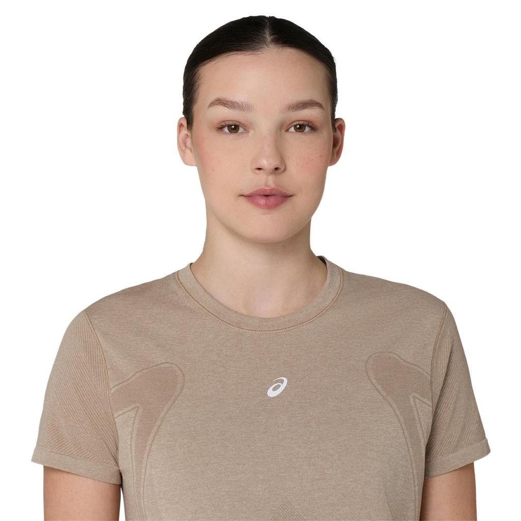 Running Wear ROAD SEAMLESS SS TOP 2012D292 200 L [ASICS] Women's (GREIGE)