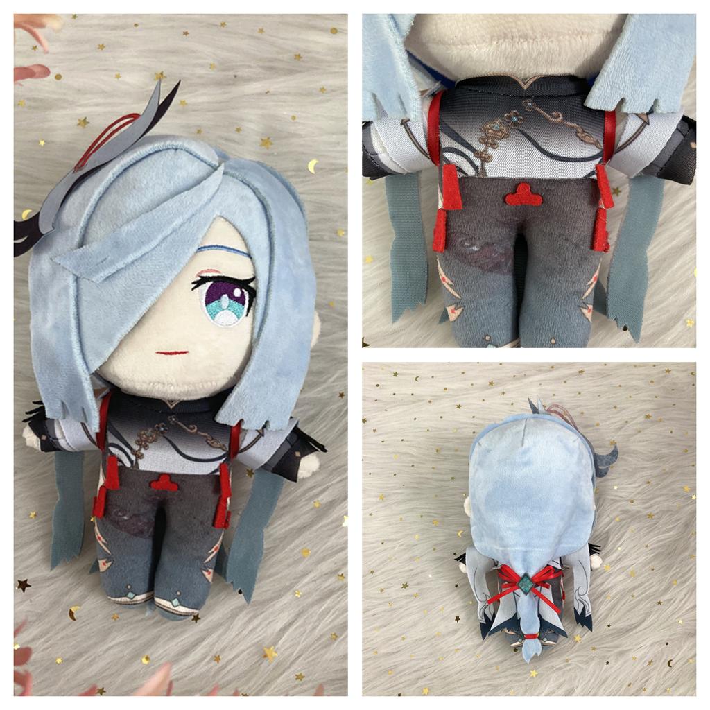 Schnelle Lieferung 20cm Genshin Impact Ayato Sayu Puppe Stofftier Anime Plüschtier Kazuha Yae Miko Scaramouche Cosplay Requisiten Plüschtiere