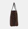 [Pre-Owned] Neverfull Mm Checkered Coated Canvas With Leather Trim Tote Bag - Very Good #W0D97T