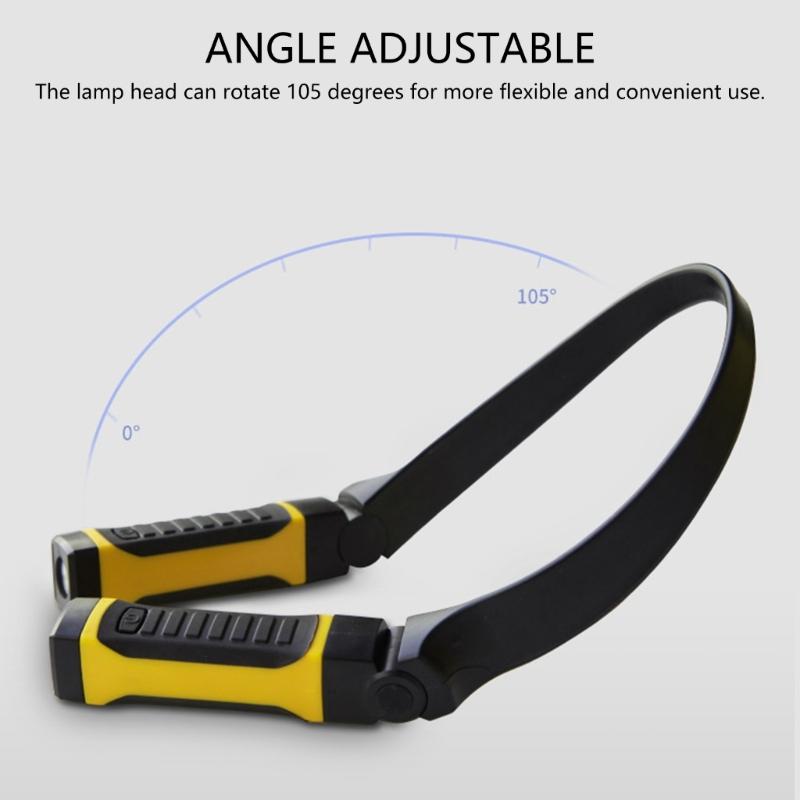Upgrades LED Neck Light Eye Safe Designs Comfortable Lamp 65 Light Output Automotive Repair Work Light for Night Reading