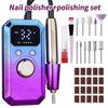 LED Display Electric Nail Polishing Grinder Rechargeable Nail Grinder  Nail Tools