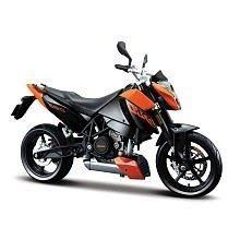 Moto Miniature - MAISTO - KTM 690 DUKE - Métal - Intérieur - 1:12 Échelle Spéciale