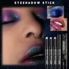 Smoky Dark Blue Eyeshadow Pencil Stick Waterproof Pearlescent 24 Colors Metallic Glitter Eye Shadow Highlighter Pen Makeup Tool
