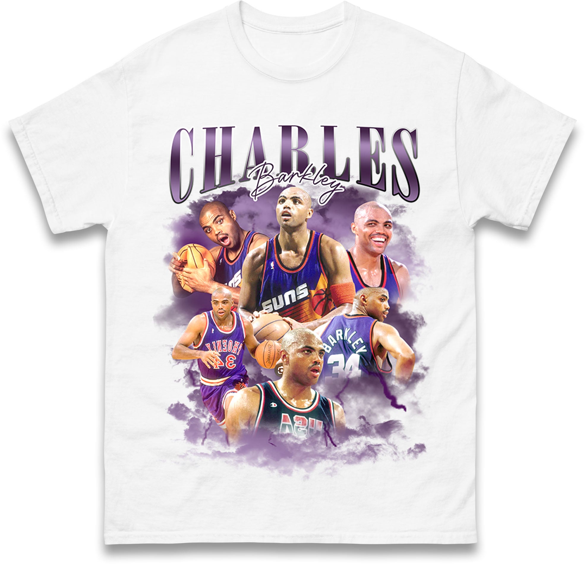 Charles Barkley Bootleg kids T Shirt philadelphia 76ers Basketball Top 130