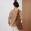 Sinuofude Women's V-Neck Lamb Wool Blend Knit Sweater