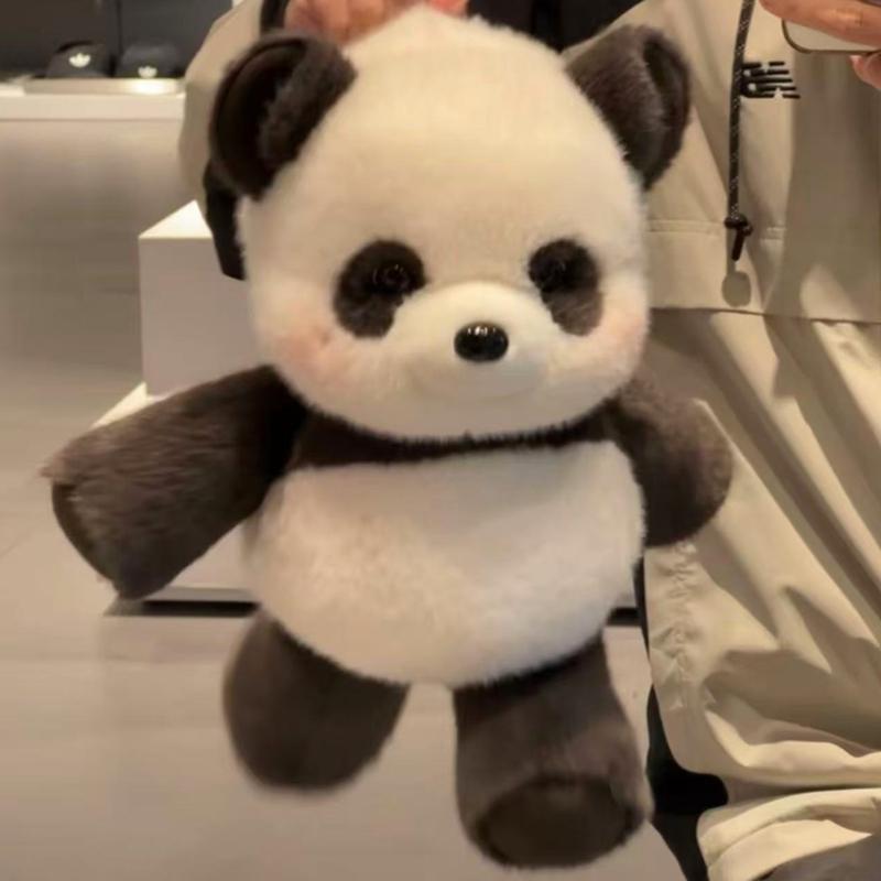 Kawaii kalnu panda plīša rotaļlieta 45cm
