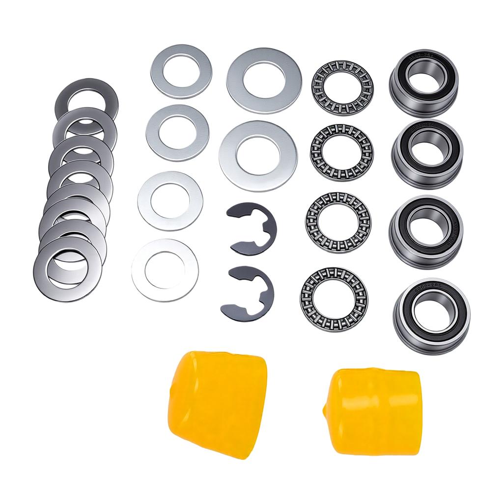 Front Wheel Bushing To Bearing Conversion Kit Replacement for L100 L105 L108 L110 L120 L130 D100 D120 M123811 Front