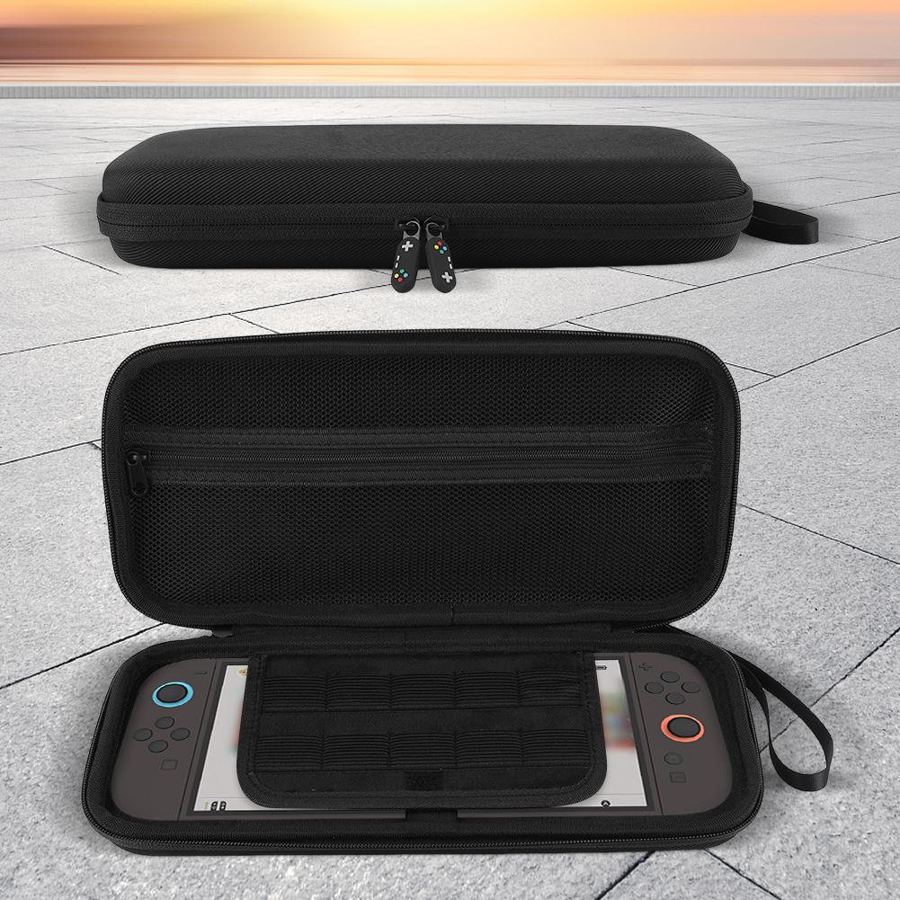 EVA Carrying Case & Screen Protector for Switch 2 Protective Travel Bag Anti-scratch with 10 Game Cards Holder Games Accessories