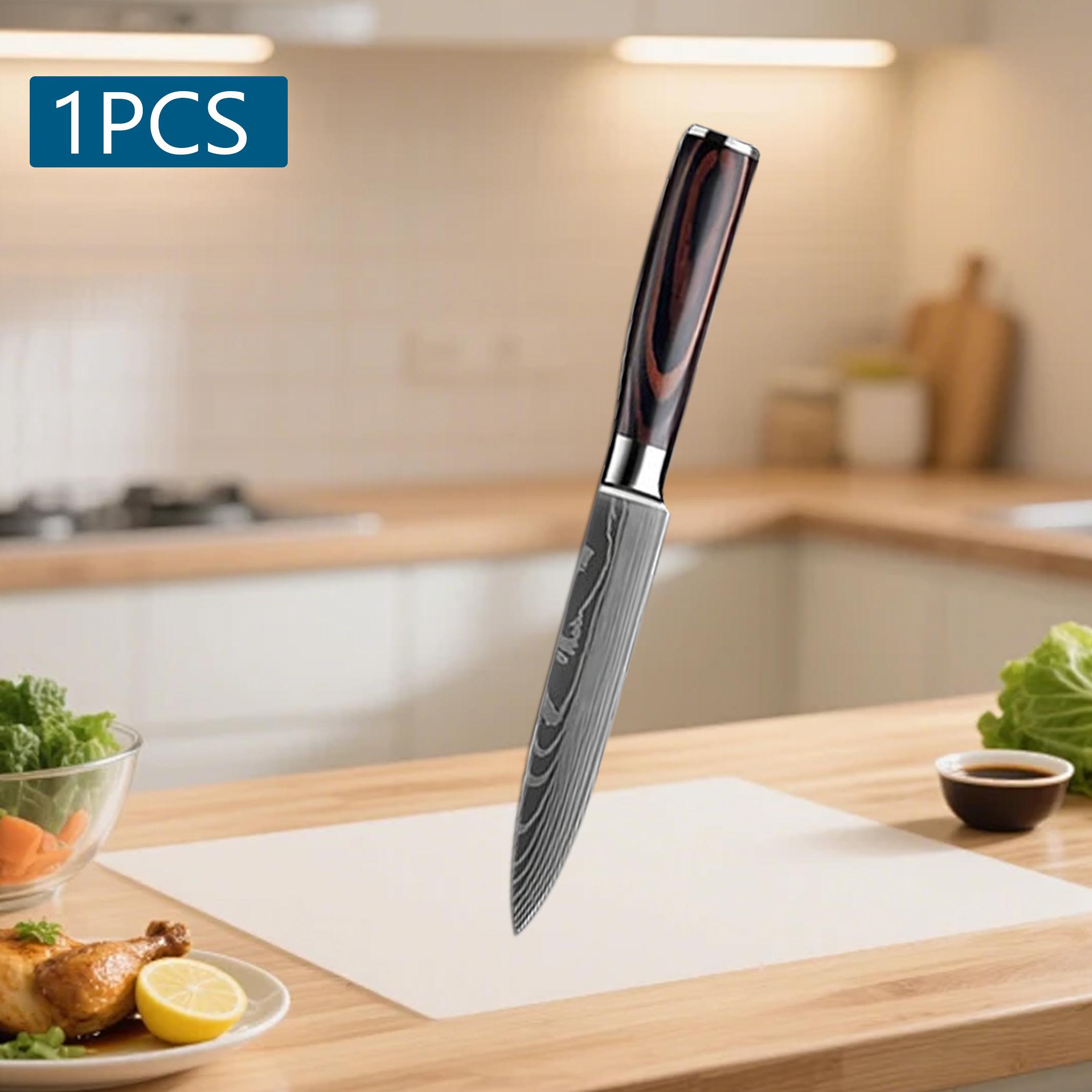 

WXCOO Professional 5inch Knife Japanese Kitchen Knife Damascus Laser Fruit Paring Meat Cleaver Utility Knife Kitchen Accessories