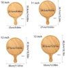 Durable Bread Serving Board Bamboo Pizza Making Peel Practical Wooden Pizza Paddle  Kitchen Tools