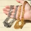 10pcs/Lot 45cm Stainless Steel 304 Link Necklace For Women Jewelry Making Accessories Diy Handmade Supplies Golden Silvery Chain