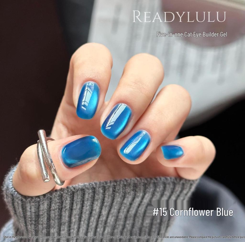 Autumn/Winter 5-in-1 Cat Eye Gel: One-Step Nail Polish, Builder Base, and Top Coat