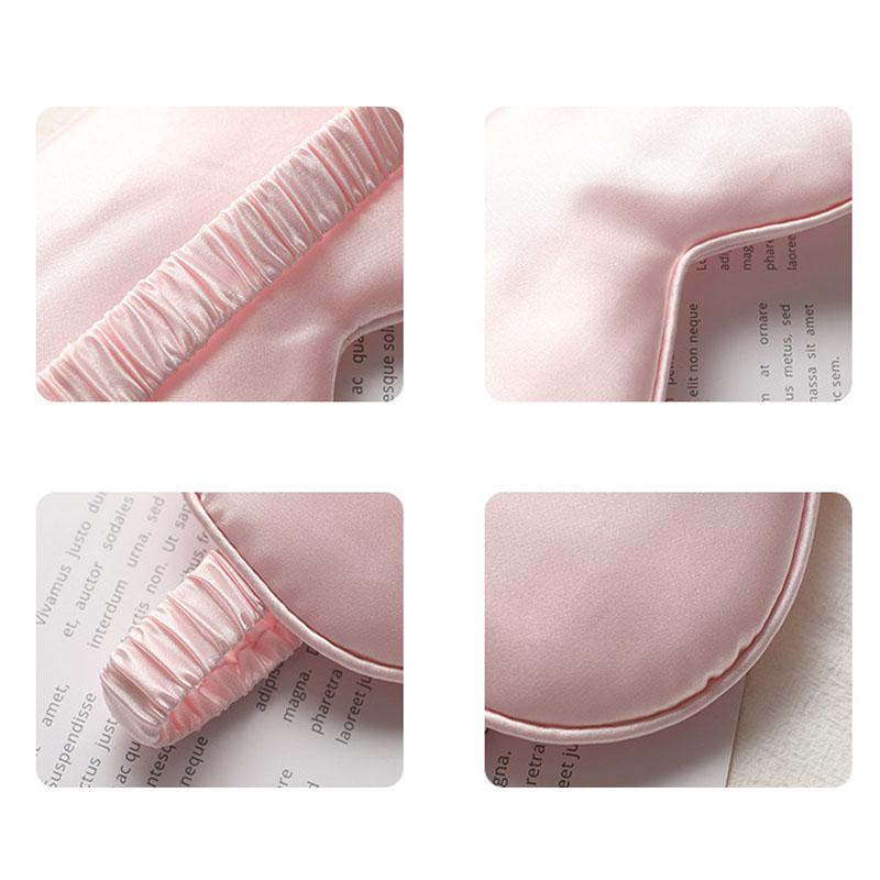 Augenklappe Beliebte hochwertige Augenbinde Augenschattierung 1PC Imitierte Seide Einstellbare Entspannung Schlaf Augenmaske Abdeckung Augenpflege-Tools Reisezubehör