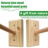 Crib Mobile Wooden Arm, Wall Mounted Suitable for All Cribs 100% Natural Larch Hanger Nusery Decor Baby Room Safe Holder(Mobile is not Included