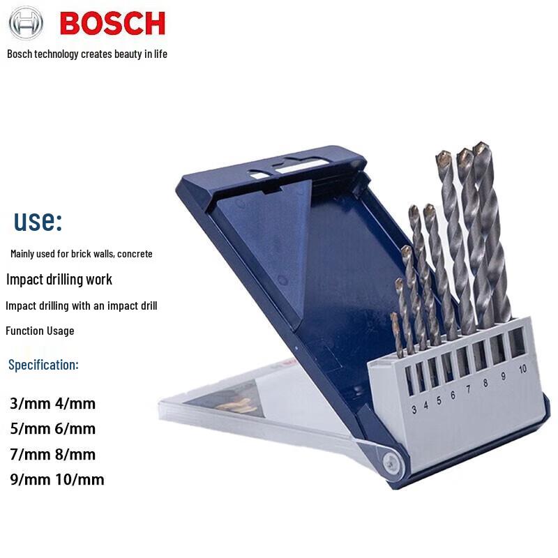Bosch Professional Impact Drill Bit Set CN plug (adapter included)