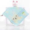 Cartoon Puppy Bear Quick-Drying Jacquard Hand Towel, 100% Cotton, 25x25 cm.