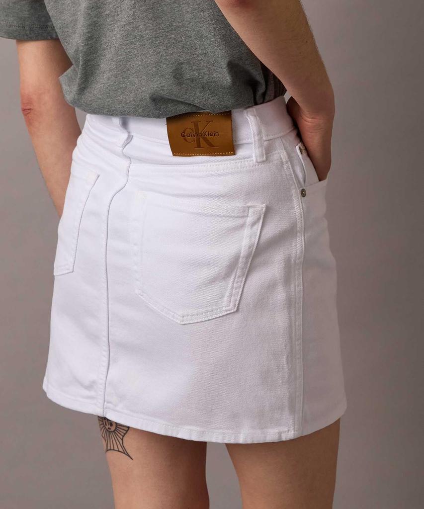 Denim Mini Skirt 47B092G 26 OPTICWHITEUN6 [Calvin Klein] [Official Brand]